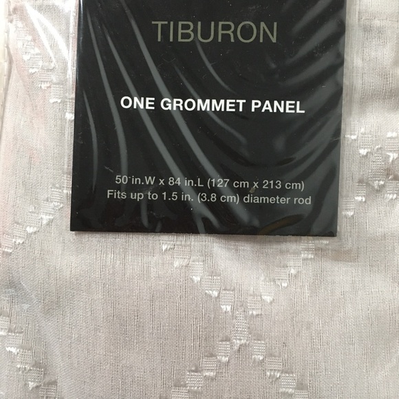 New Tiburon One Grommet Panel Curtain Size 50”x84” Fit up to 1.5” Diameter Rod - Picture 5 of 8